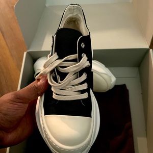 Black and white Rick Owens Fresh Never Worn .